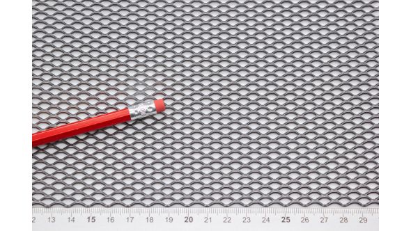 Medium Perforated Steel Stretched Metal Mesh Sheet (1000mm x 300mm)